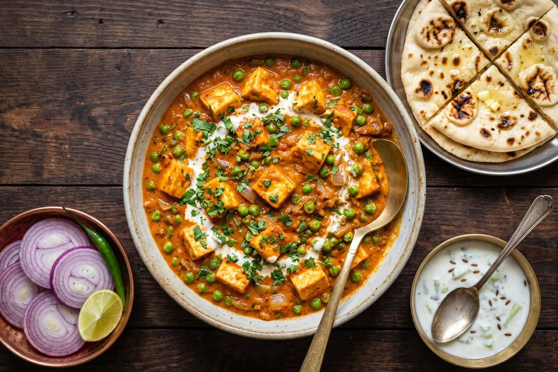Matar Paneer